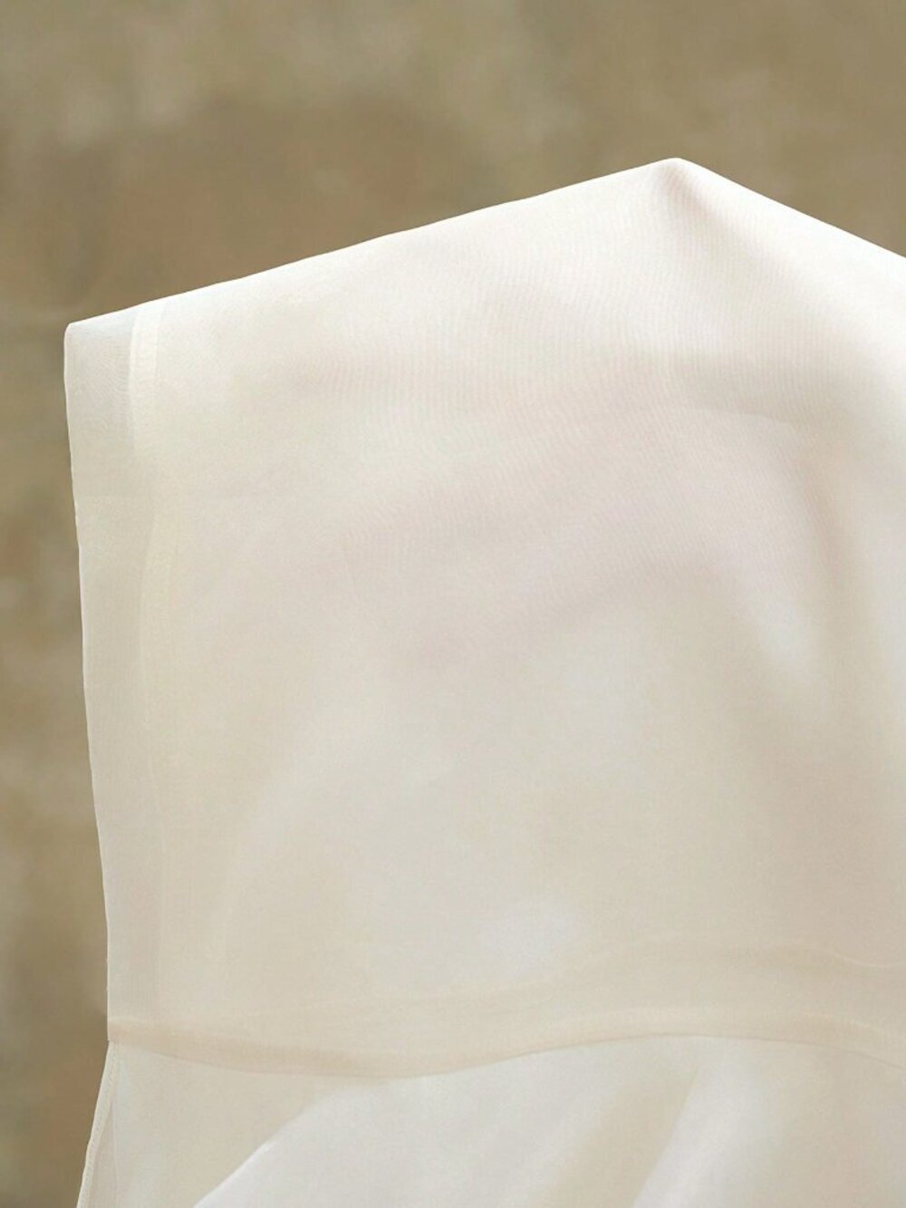 White Elegant One-Shoulder Women's Chiffon Party Dress with Ruffle Tiered Skirt - Picture 8 of 8